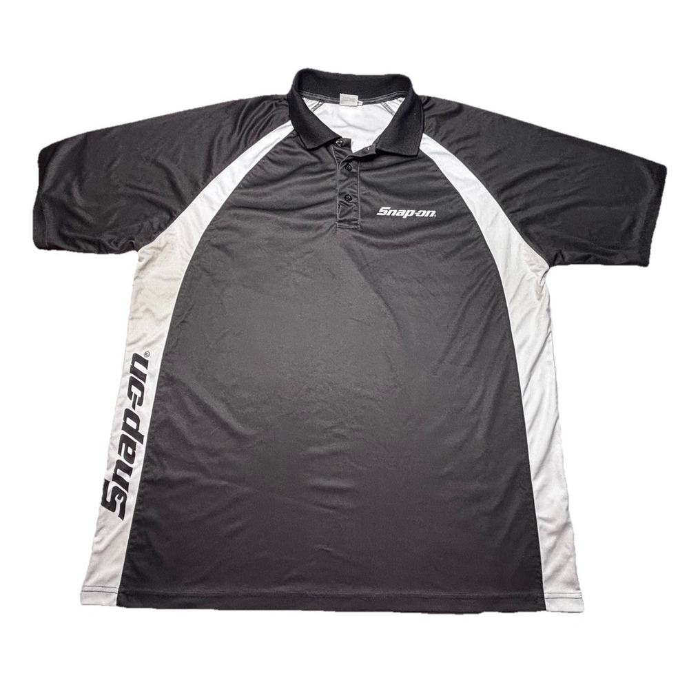 Snap-on Racing Performance Polo Shirt Mens 3XL Black Gray Logo Motorsports